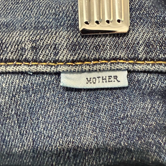 MOTHER Bootcut Jeans Medium-Dark Wash Distressed - Picture 4 of 7